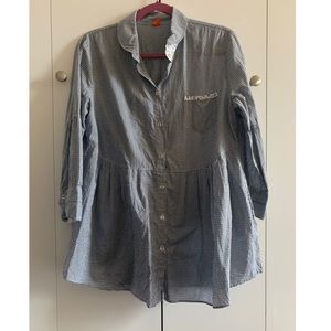 🚫Sold on FB 🚫 Hugo Boss blue Plaided shirt